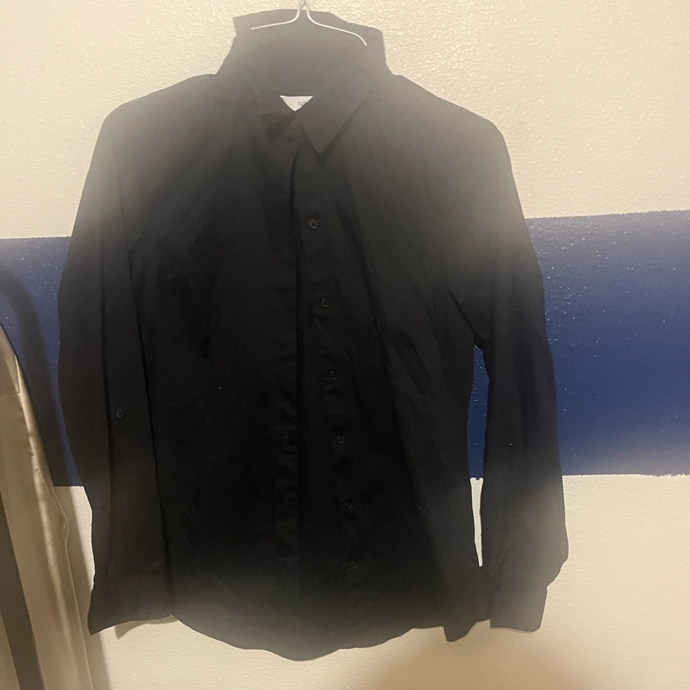 Men's Black Dress Shirt